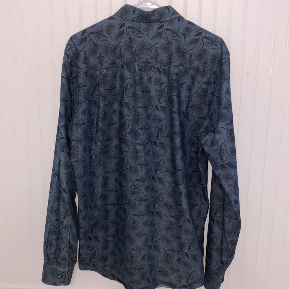 MoodsOfNorway SLIM Mens Long Slv ButtonDown SHIRT - Picture 4 of 4